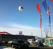 Рекламные пневмоконструкции,  надувные фигуры,  летающая реклама