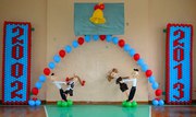 воздушные шарики на школьный выпускной