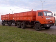 Водитель с своим грузовым автомобилем