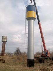 Производство Башен Водонапорных ВБР 15, 25, 50, 100,  м3 Днепропетровская 