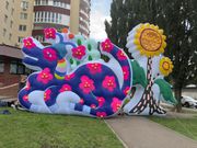 Декорации улиц надувные для оформления сцены,  рекламы