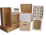 Гофроящики, Складна висічка, лотки під кондитерські вироби, Піцу