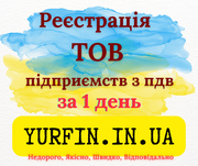 Реєстрація Товариства з Обмеженою Відповідальністю (ТОВ) з ПДВ,  єдиним